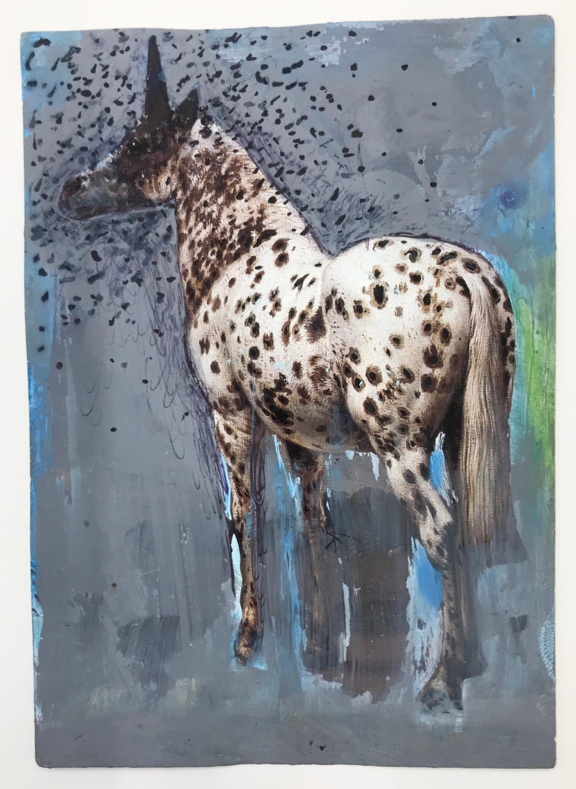 James Castle RSA, Midges round a Unicorn, 2021