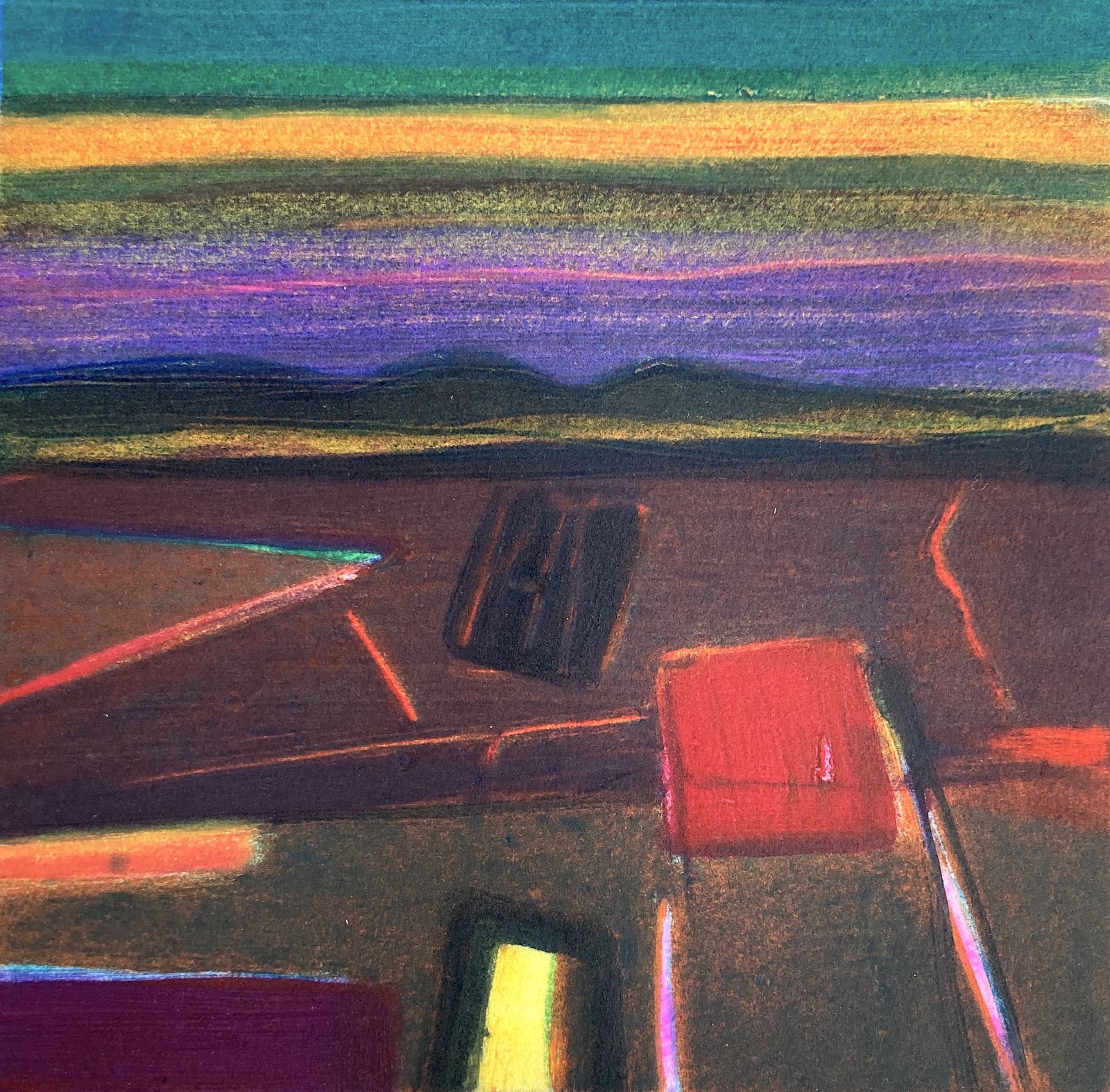 Barbara Rae RSA, Winter Muir