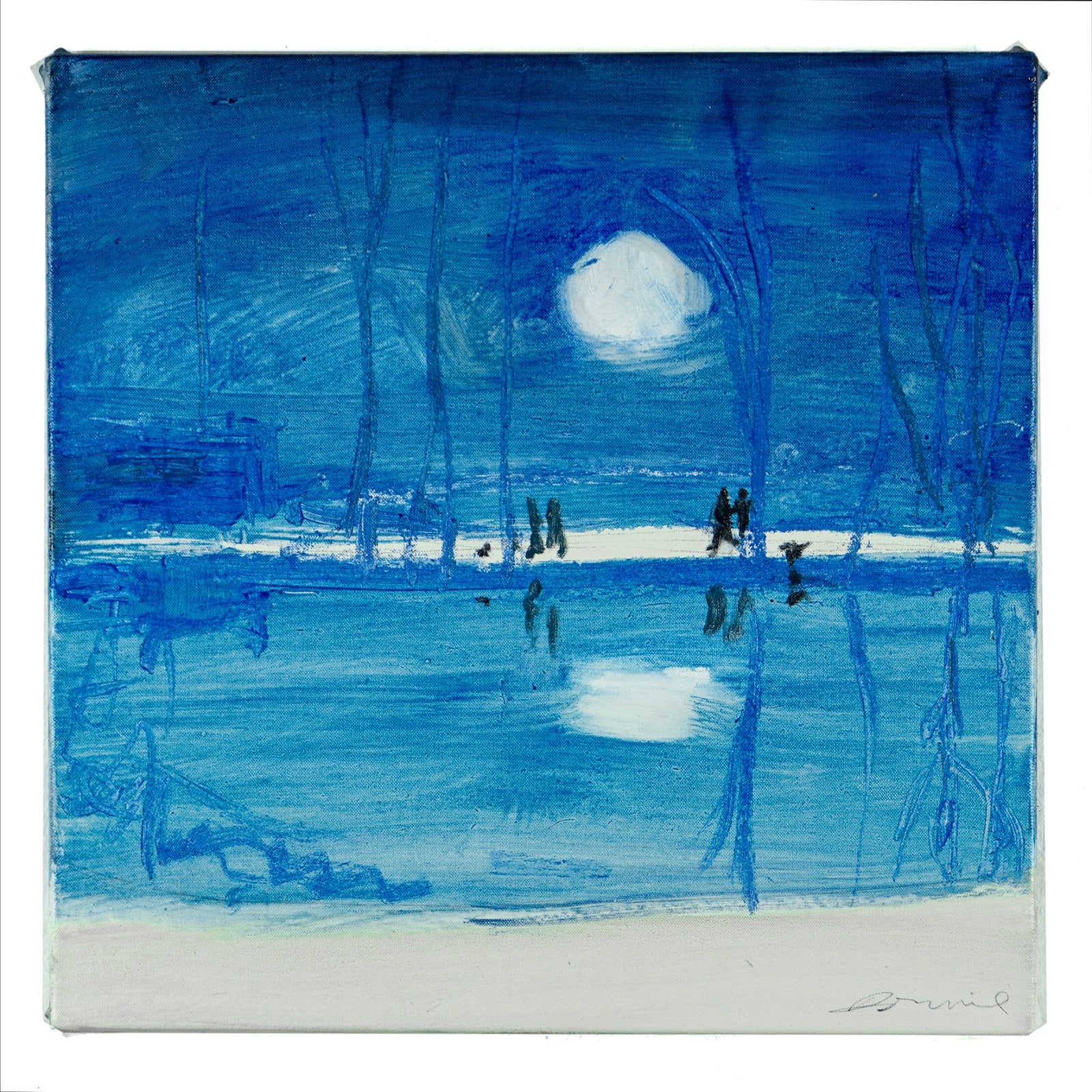 Kate Downie RSA, By Moonlight