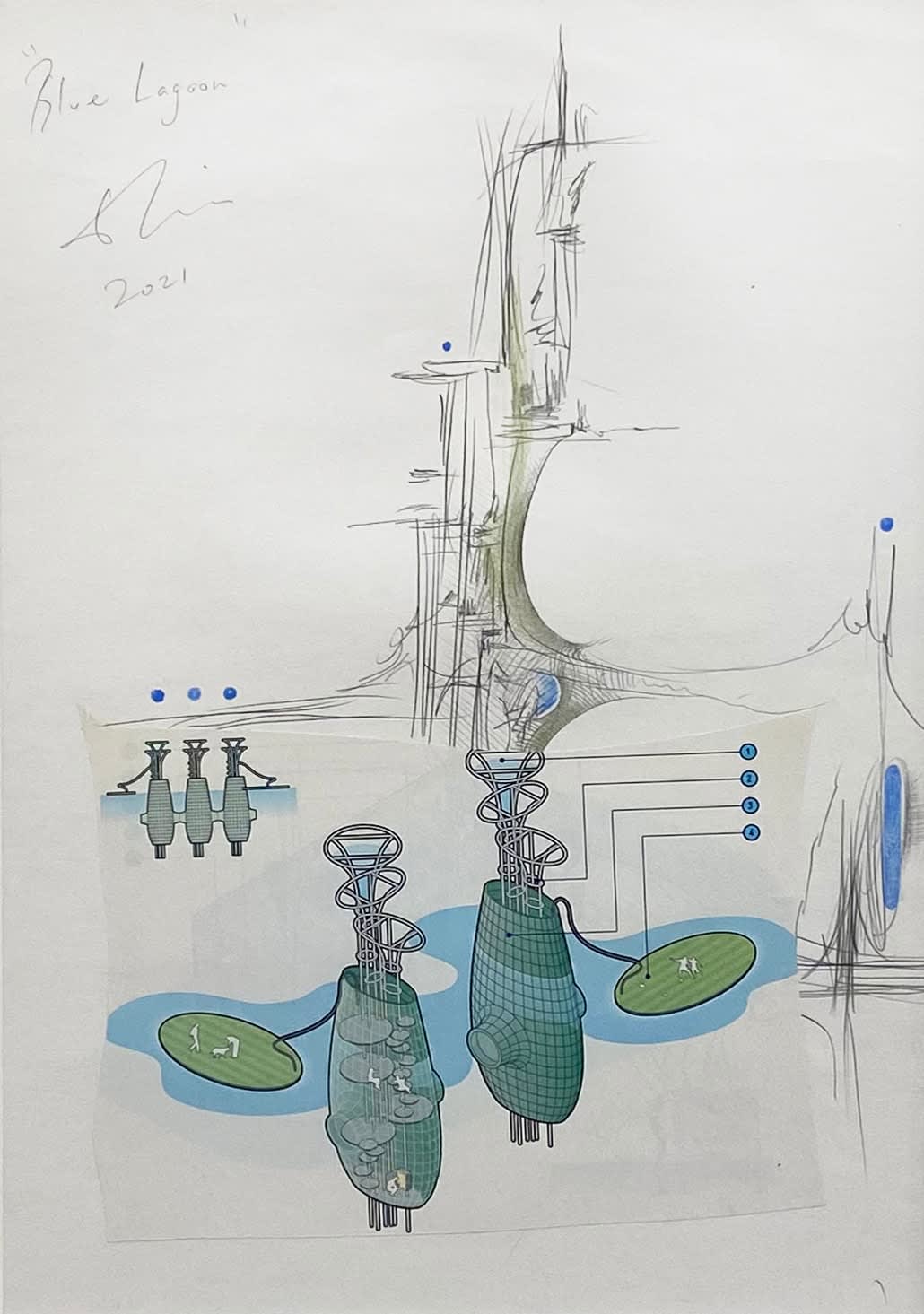 Gareth Fisher PRSA, Blue Lagoon, 2021