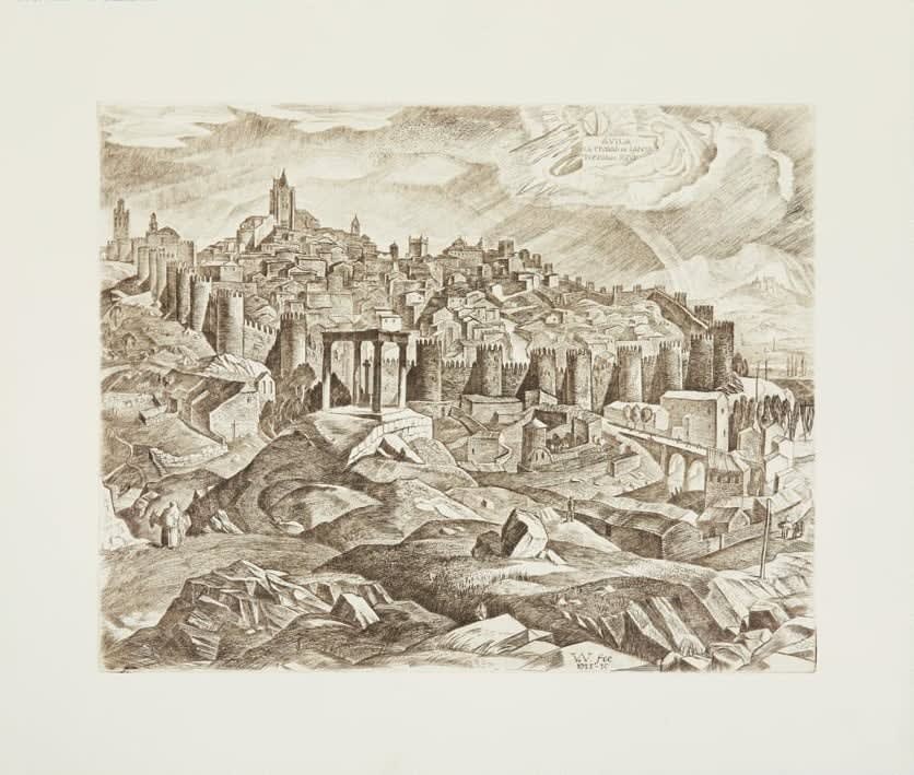 William Wilson RSA, printed by Leena Nammari RSA (Elect), Avila, 2019 [1933-35]