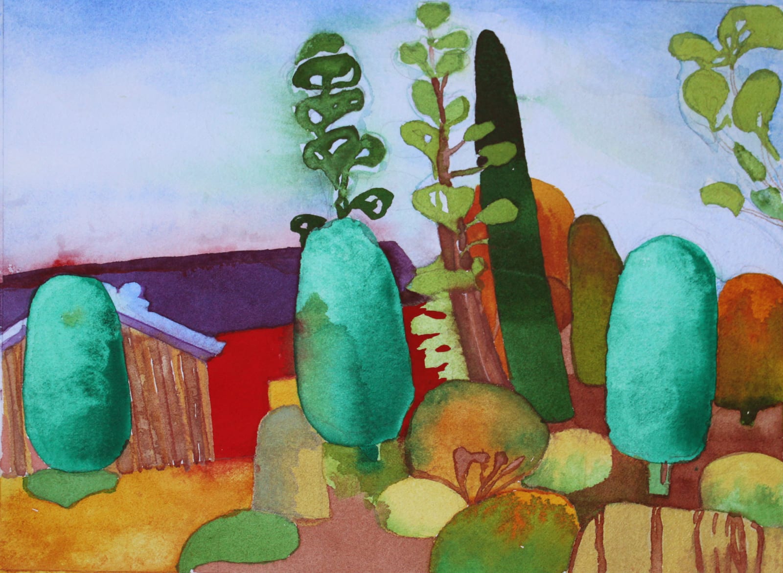 Elspeth Lamb RSA, Road to Ogino, 2020