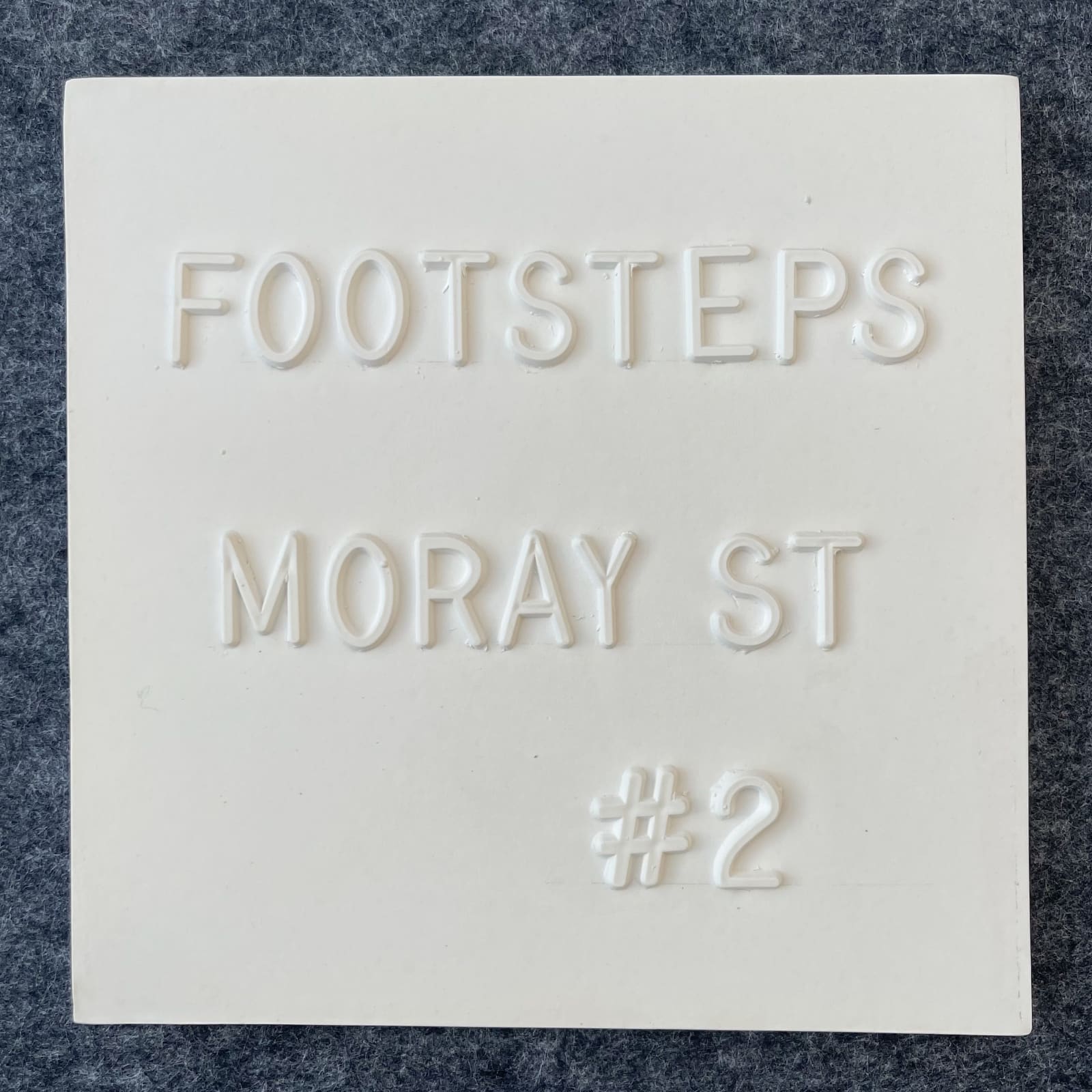 Rachel McClure, Footsteps, 2020