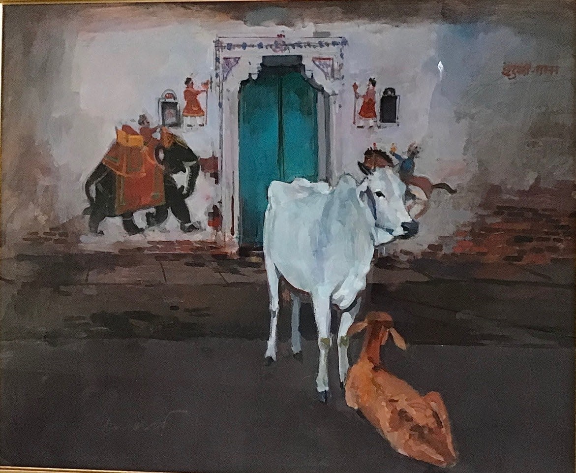 George Donald RSA, Painted Wall, Udaipur