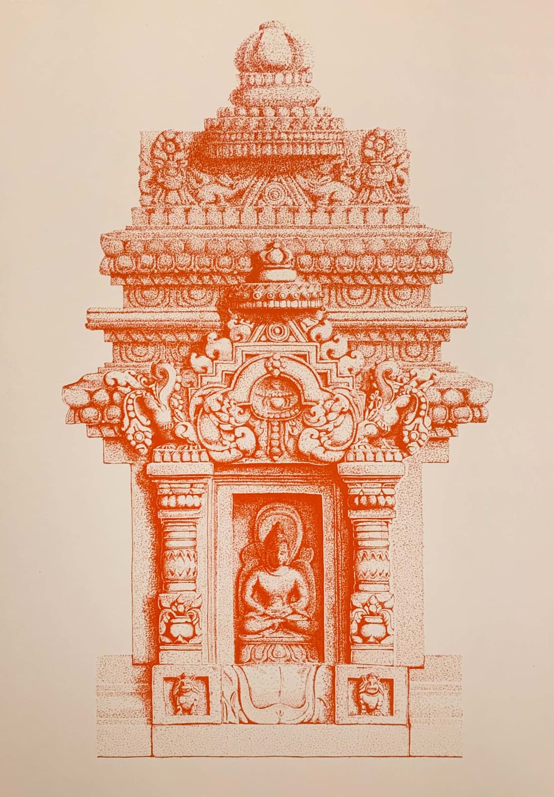 Ian Goodfellow, Terracotta Stupa Niche, Patan, Nepal