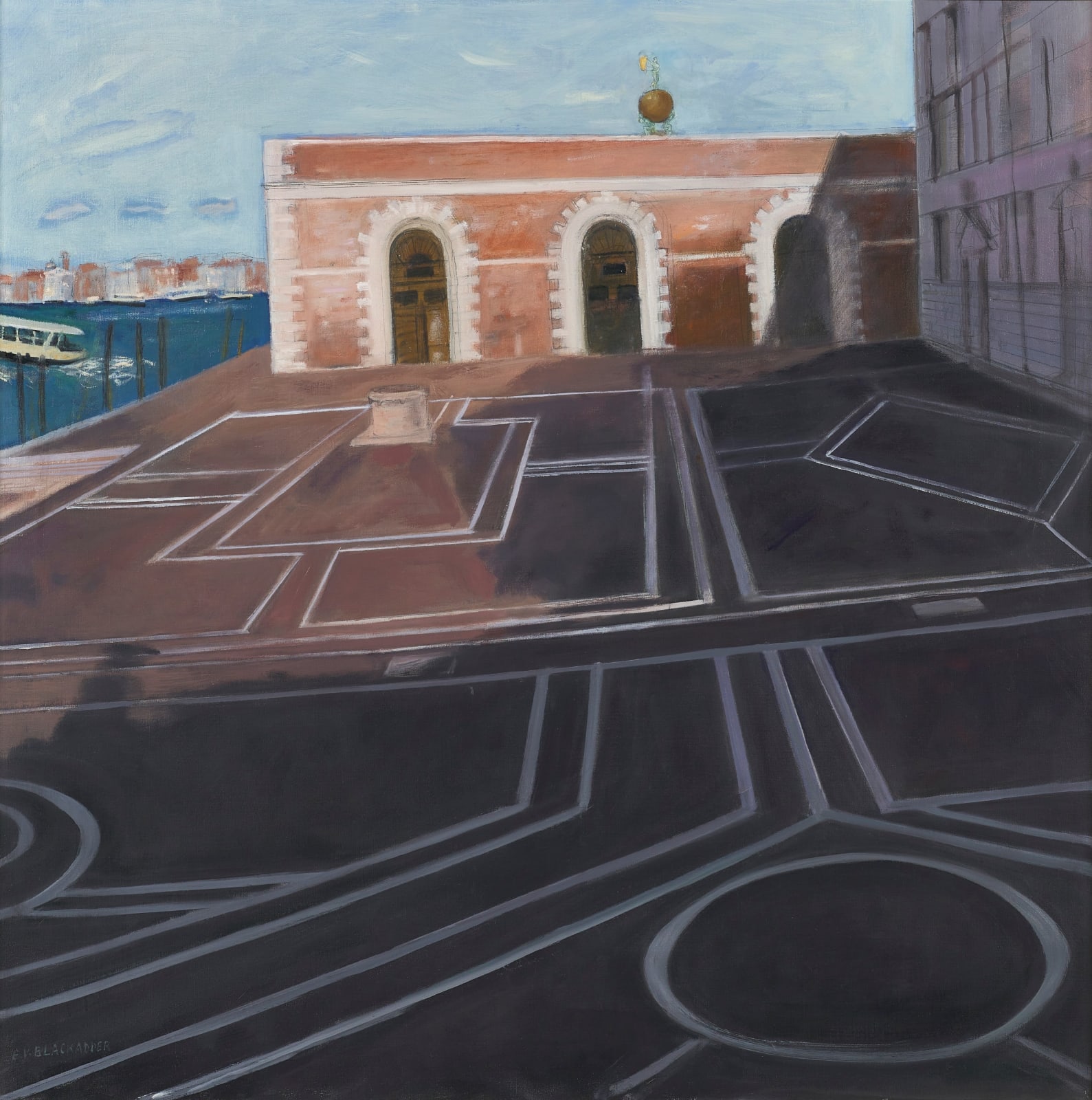 Elizabeth Blackadder RSA, The Dogana, Venice No. 43, 2000 (c.)