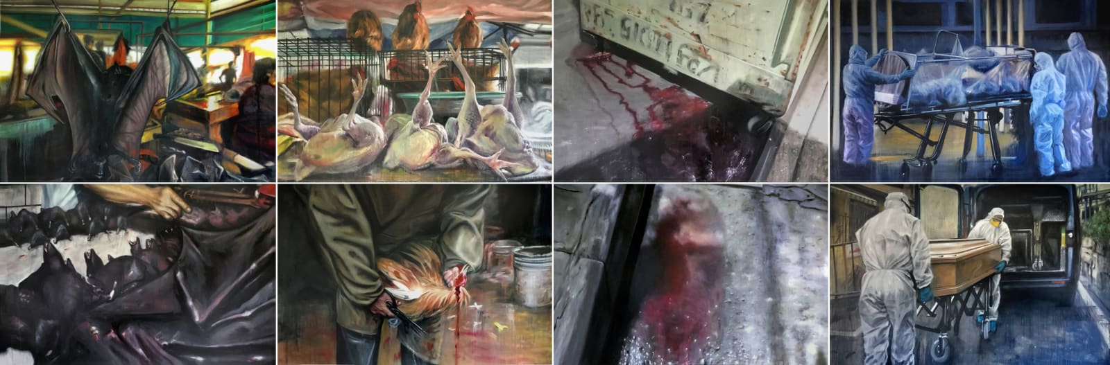 Ronald Binnie, Zoonosis - Wild/Domestic/Transmission/Human, 2020