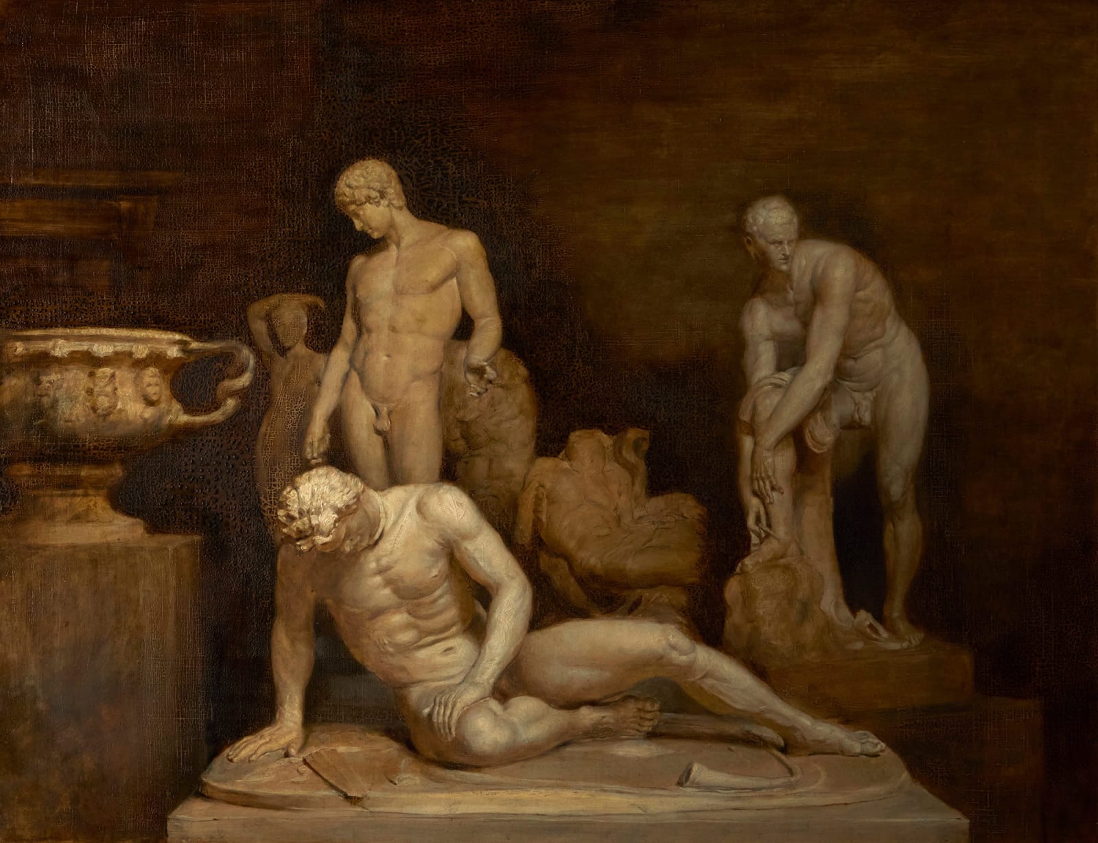 Thomas Duncan RSA, Study of Casts in the Trustees' Academy, c. 1827-30