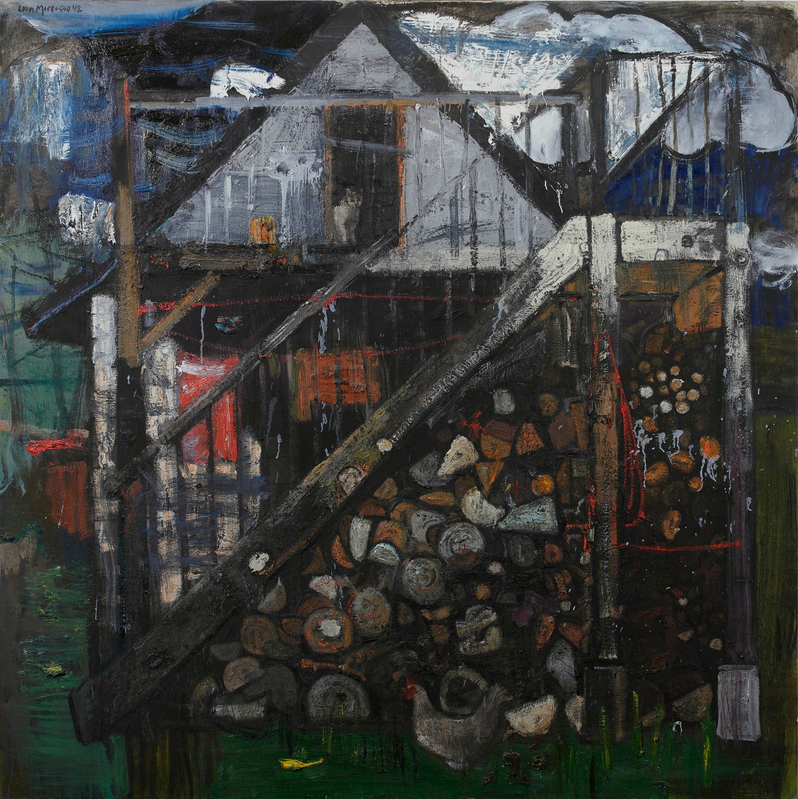 Leon Morrocco RSA, Norfolk Logstack, 2012