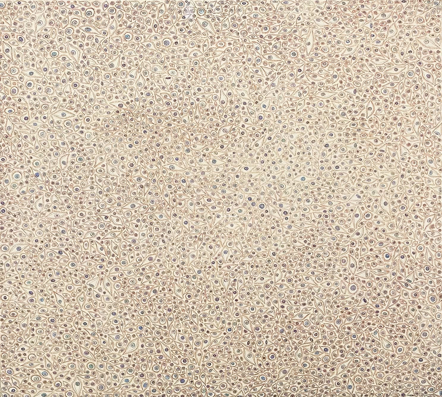 Flore Gardner, All-Over Eyes (Blue), 2020