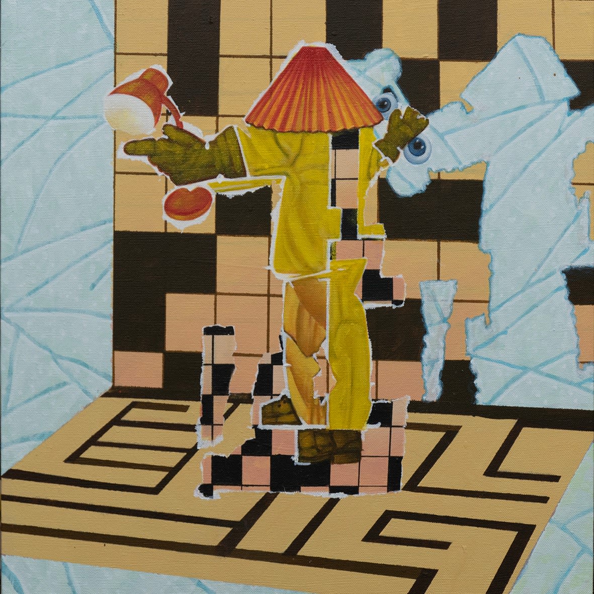 Ronald Forbes RSA, Everyman: Searcher Variation: Maze Puzzle Void, 2022