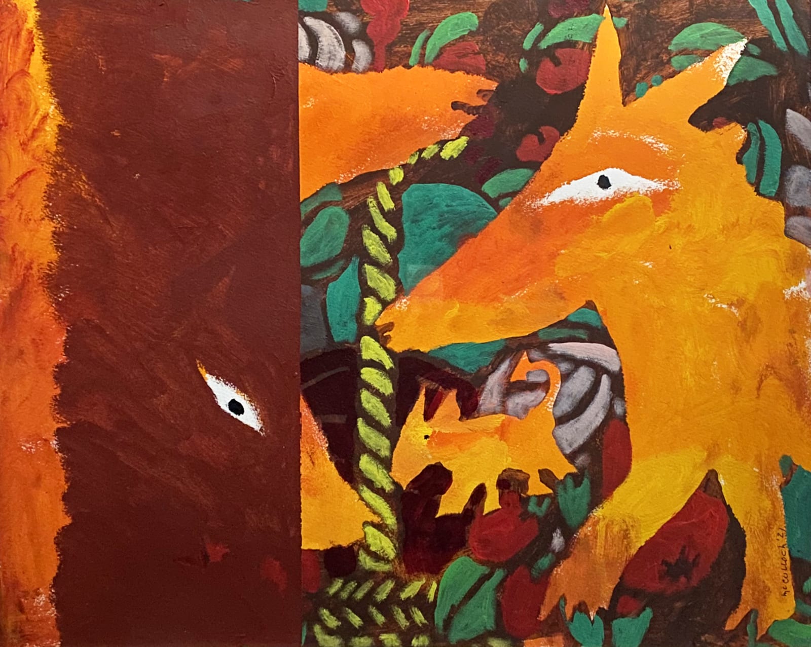 Ian McCulloch RSA, Garden, 2021