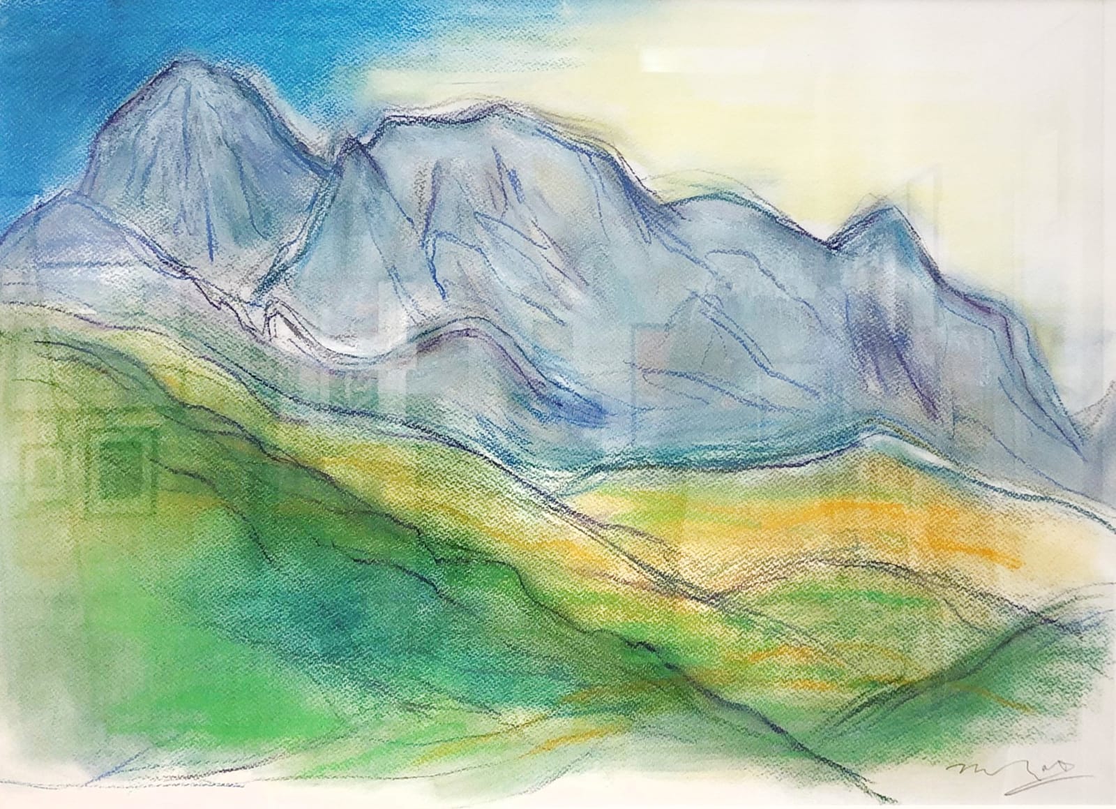 Alexander Moffat RSA, Italian Landscape (2)