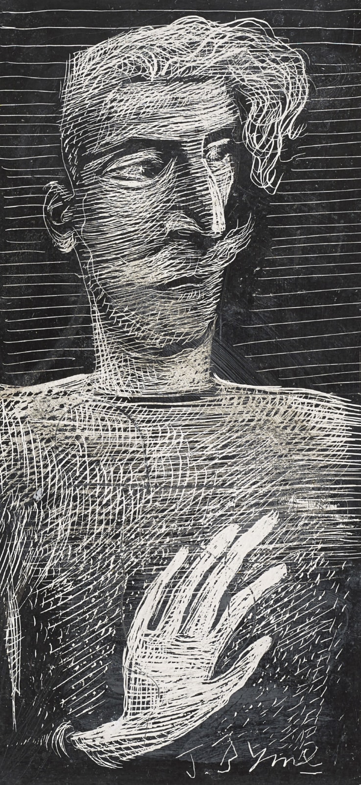 John Byrne RSA, Hang on a mo', 2018