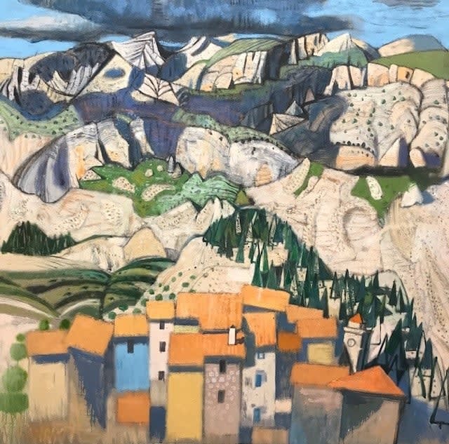 Leon Morrocco RSA, Rocks behind Gréolières, 2022
