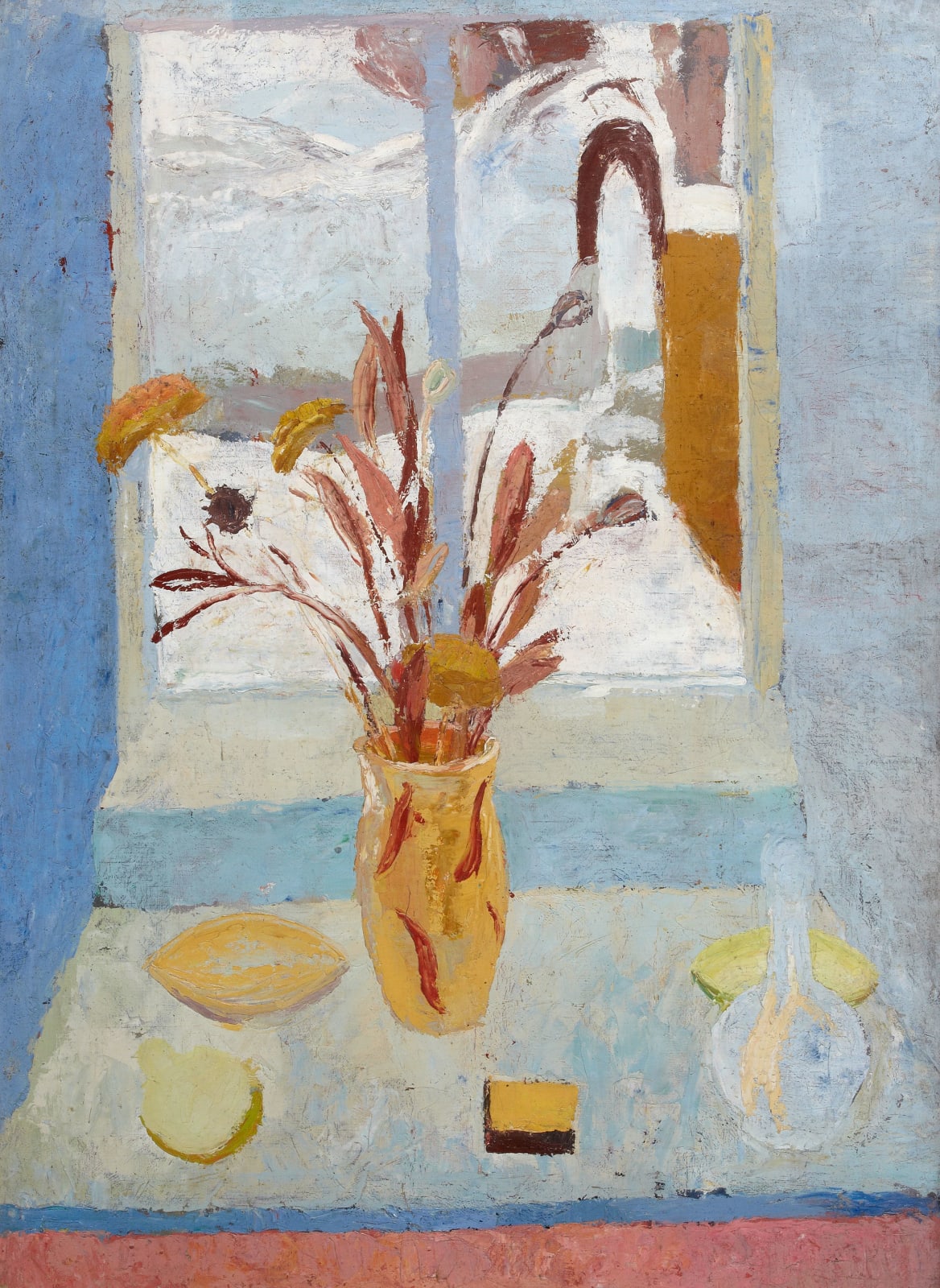 William Gillies RSA, The Blue Window, Winter, 1940, around
