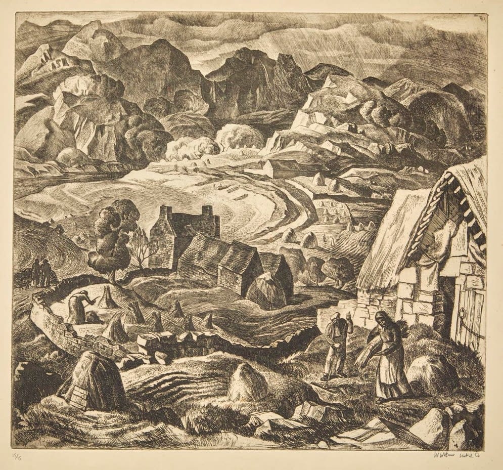 William Wilson RSA, North Highland Landscape, 1934