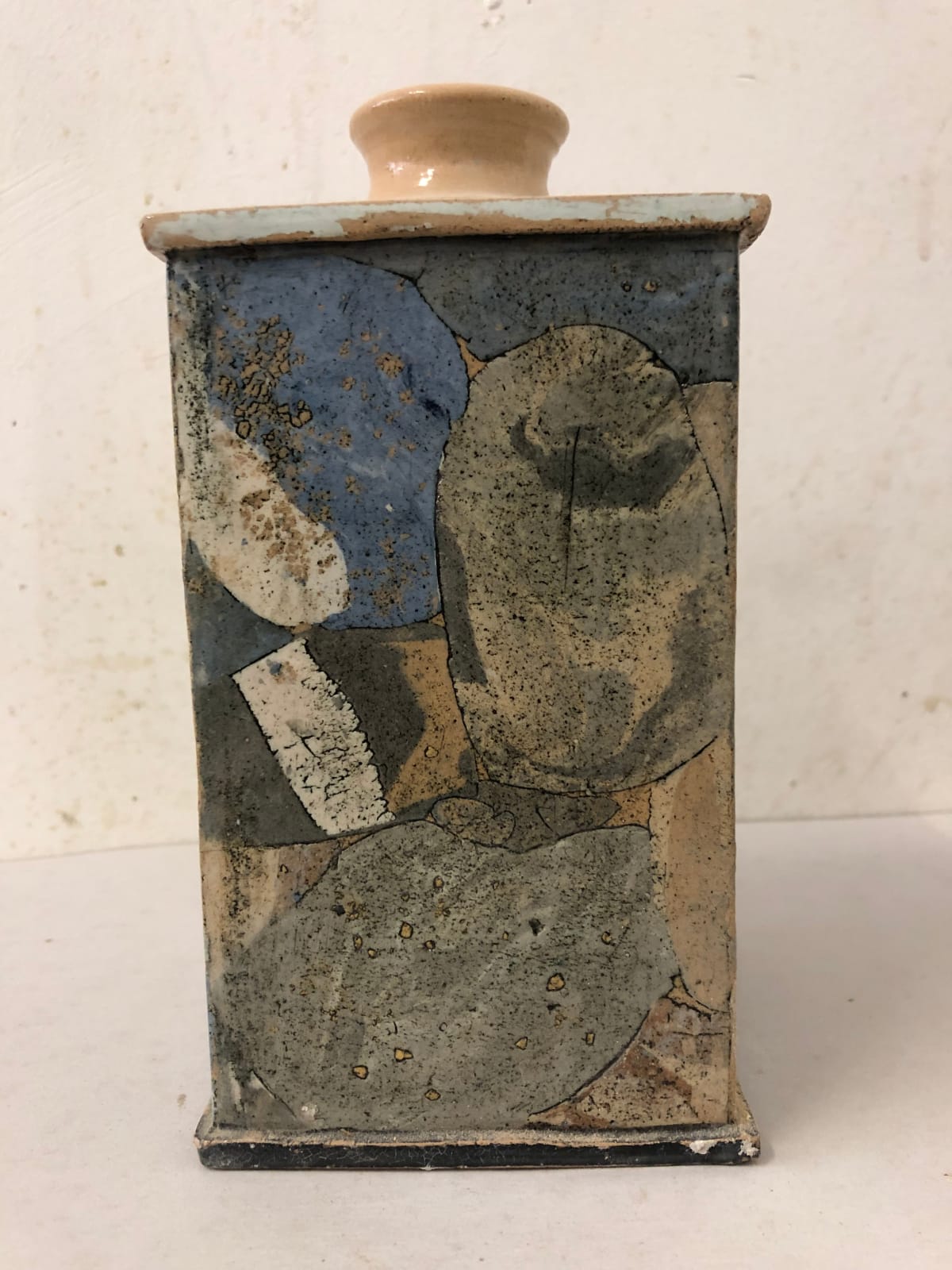 Frank Pottinger RSA, Untitled (Blue and Brown Vessel)