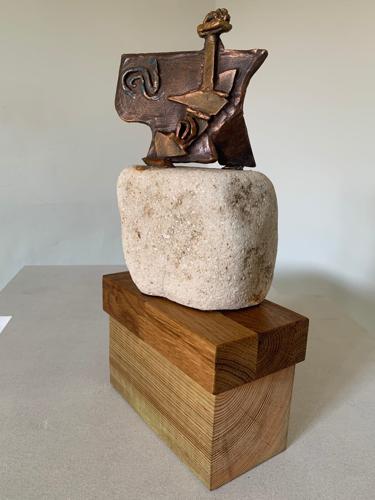 Fiona Dean RSA, Fragment 1: foldout field with tree-water- cloud, solway merse. S.W.