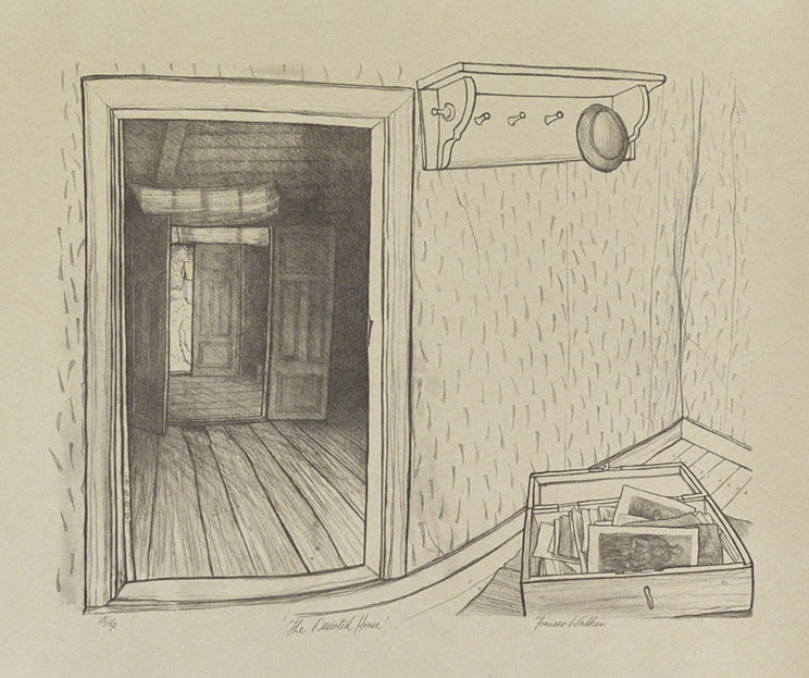 Frances Walker RSA, The Deserted House, 1980