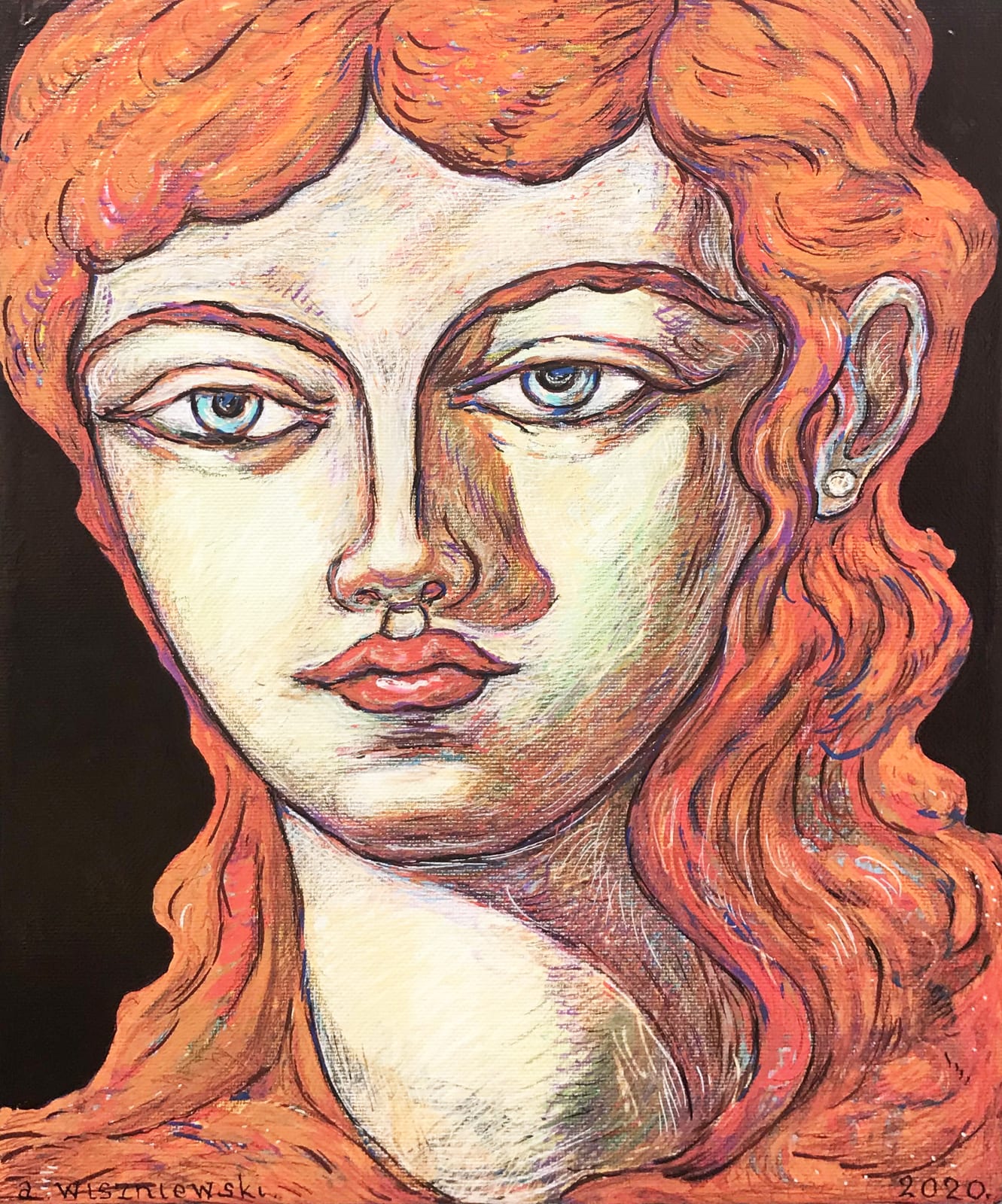 Adrian Wiszniewski RSA, Girl, 2020