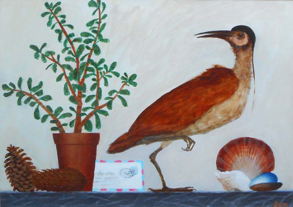 Jack Knox RSA, Studio Shelf with Letter