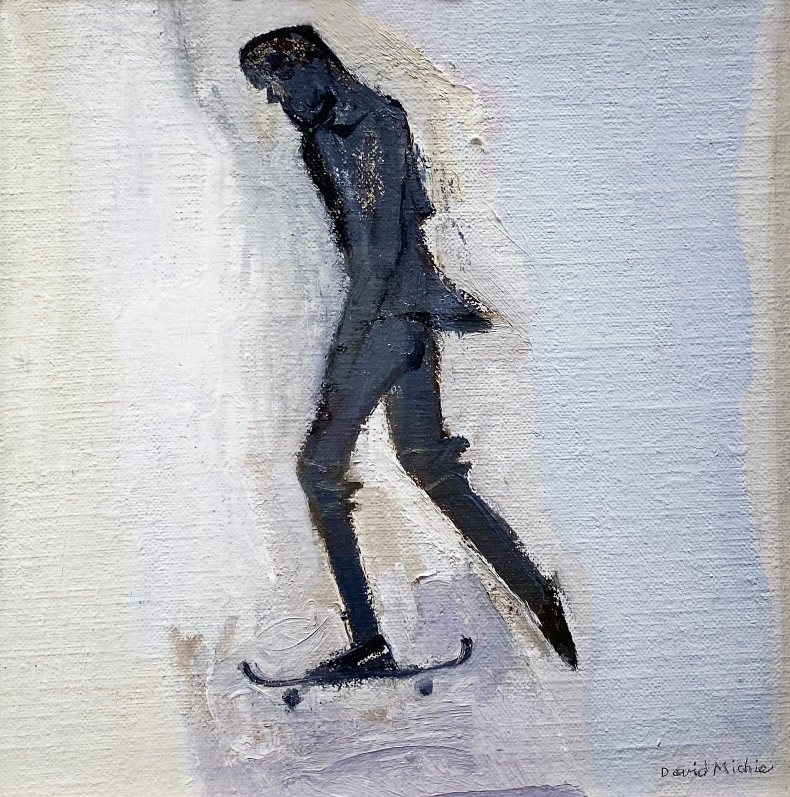 David Michie RSA, Skateboarder Black and White