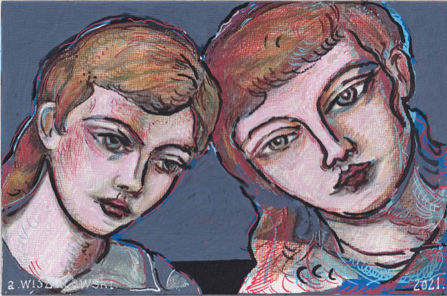 Adrian Wiszniewski RSA, Two Women