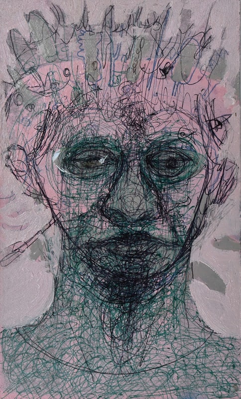 Robbie Bushe RSA, Neanderthal Head Study 3