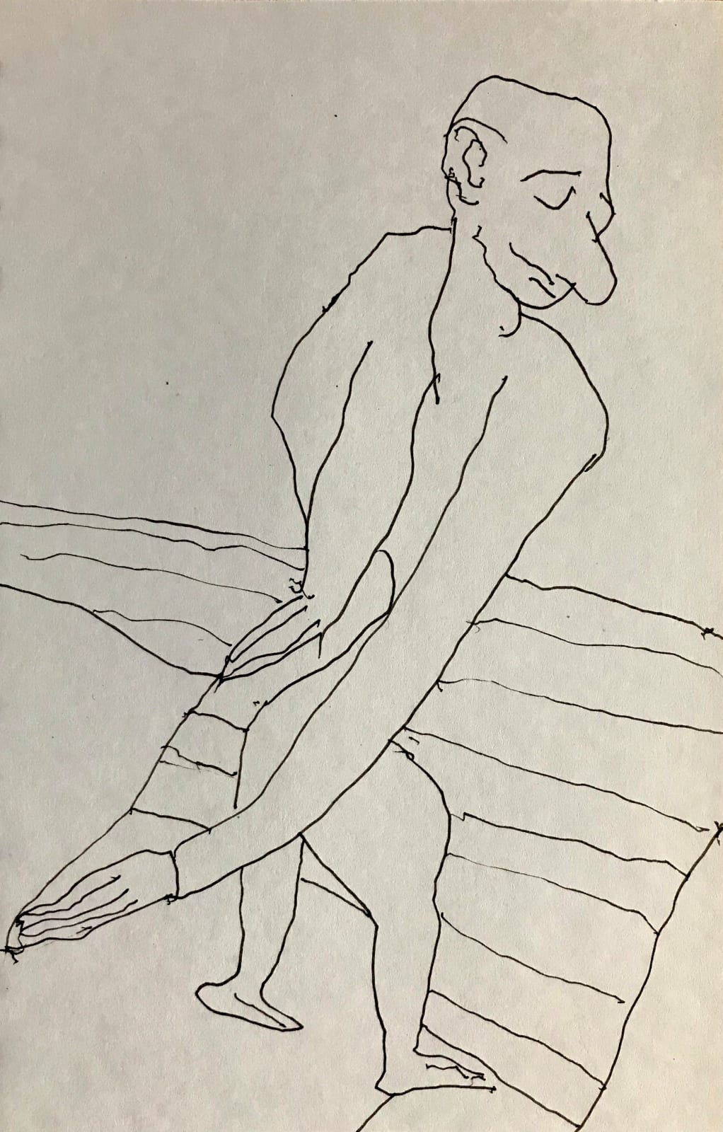 J. Grant Clifford RSA, Self Portrait 4