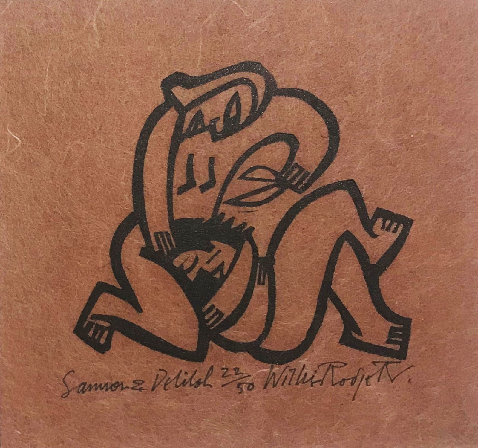 Willie Rodger RSA, Samson and Delilah, 1996