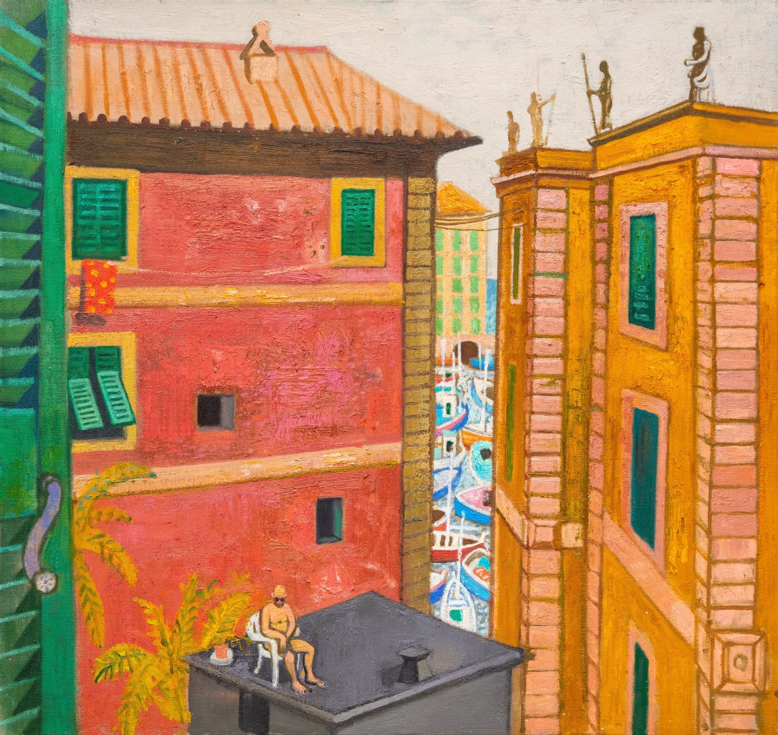 Leon Morrocco RSA, View Through to the Marina, 2015