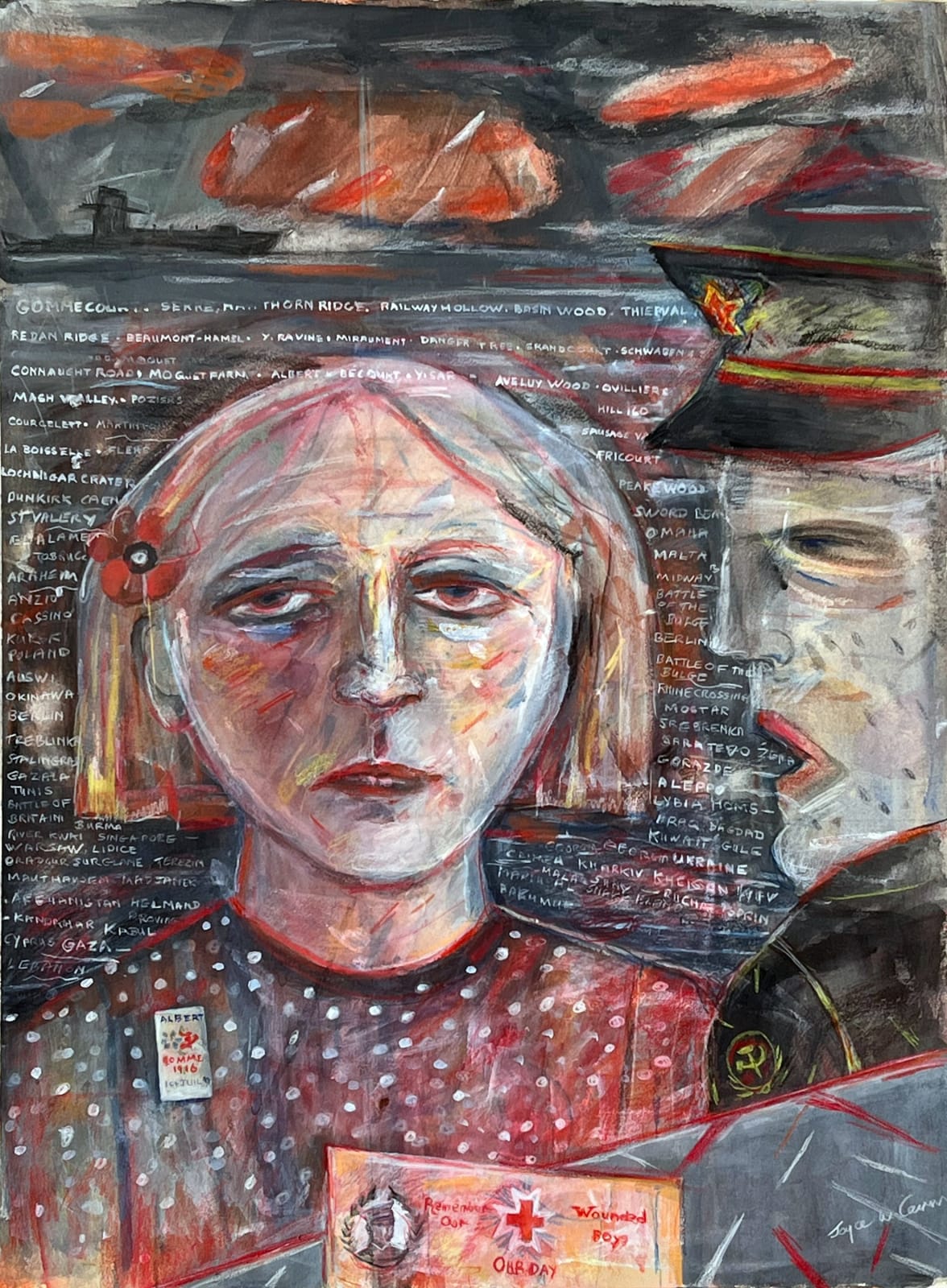 Joyce W Cairns PPRSA, 'And so it continues', 2025