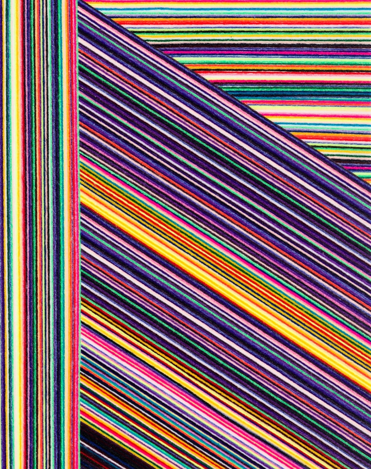 Jim Lambie RSA (Elect), Wool Painting (Odyssey)