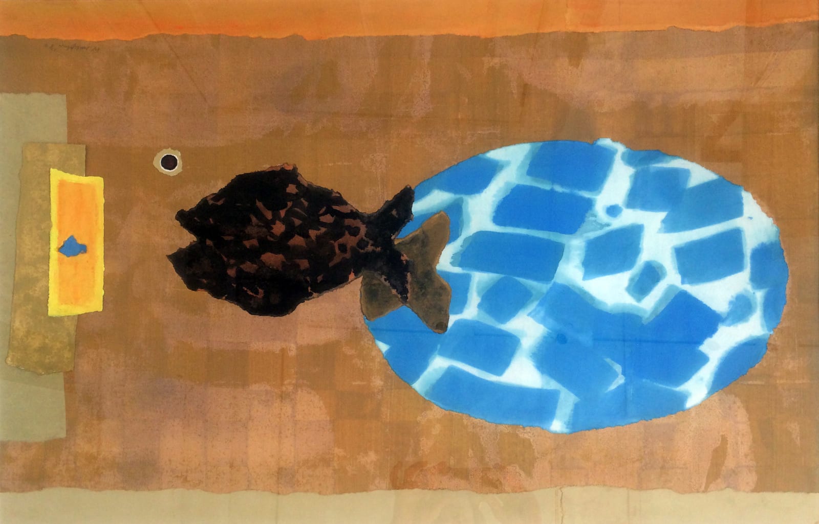 William Littlejohn RSA, Fish and Plate, 1980