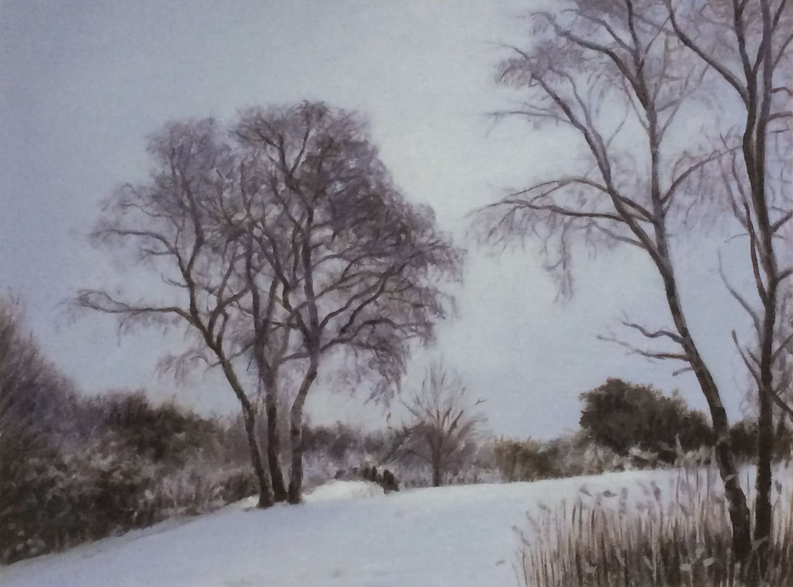 Philip Braham RSA, Corstorphine Hill, Winter