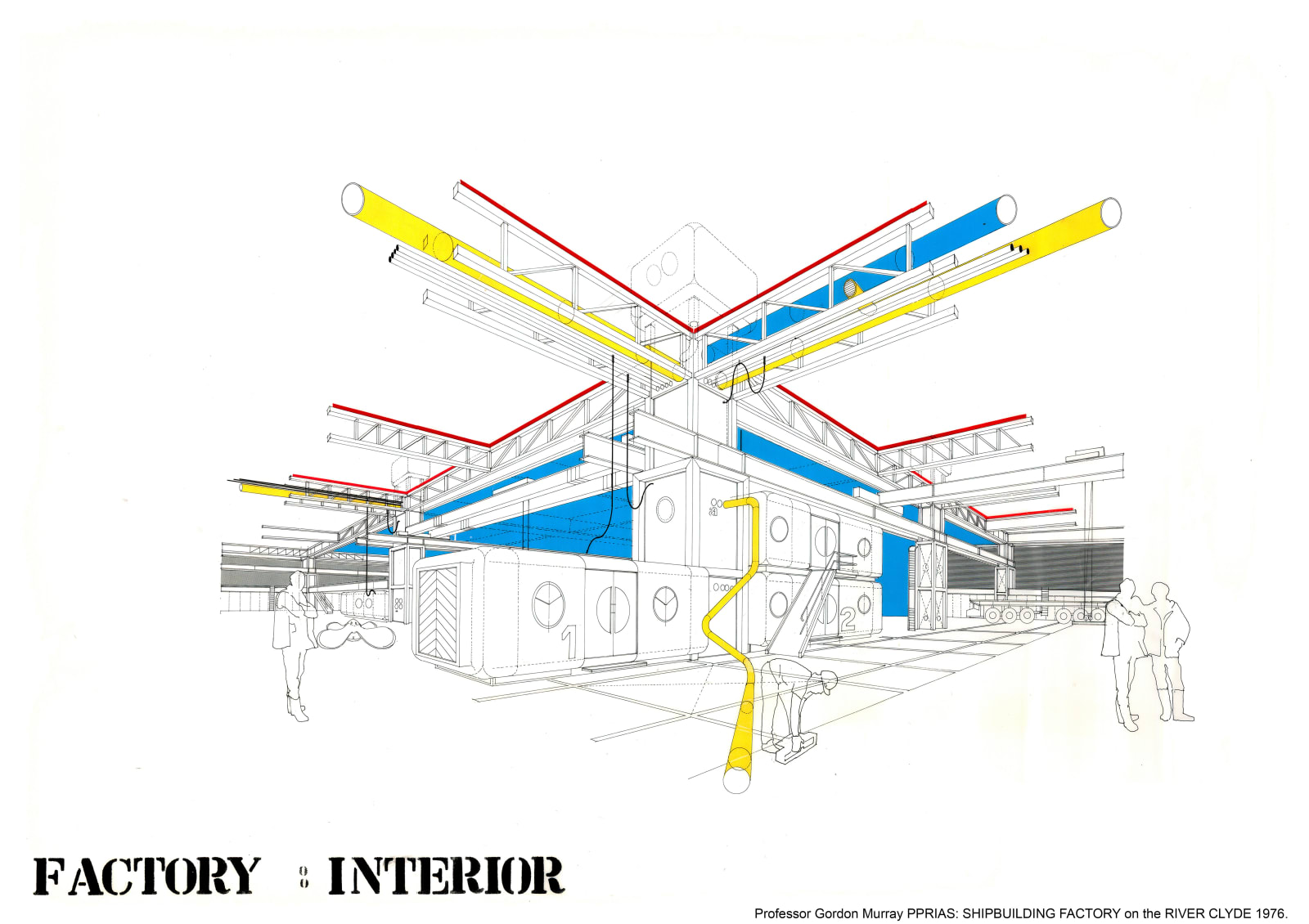 Gordon Murray, River Clyde Shipbuilding 1976 (2) , 2021