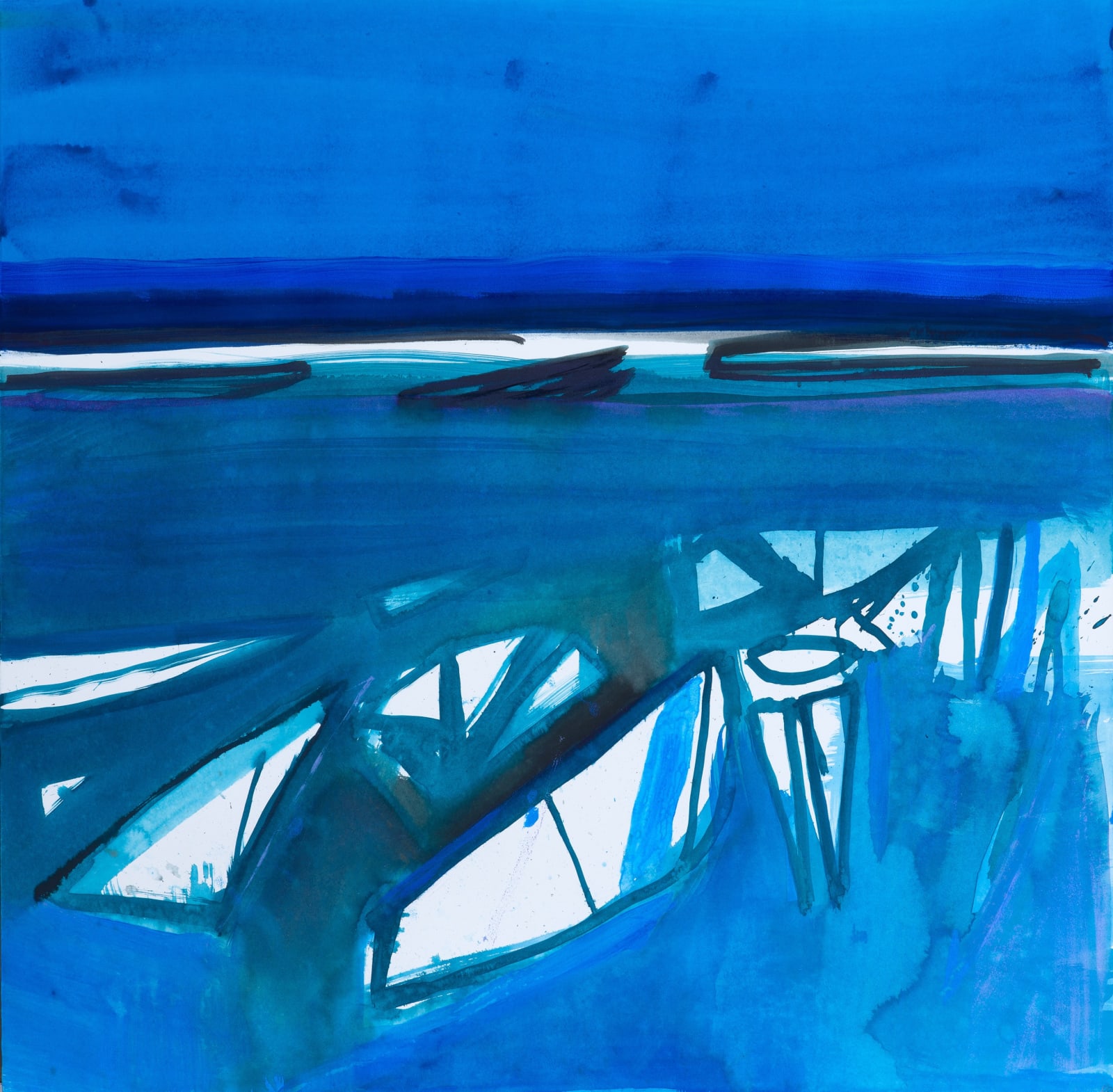 Barbara Rae RSA, Sea Ice - Bellot