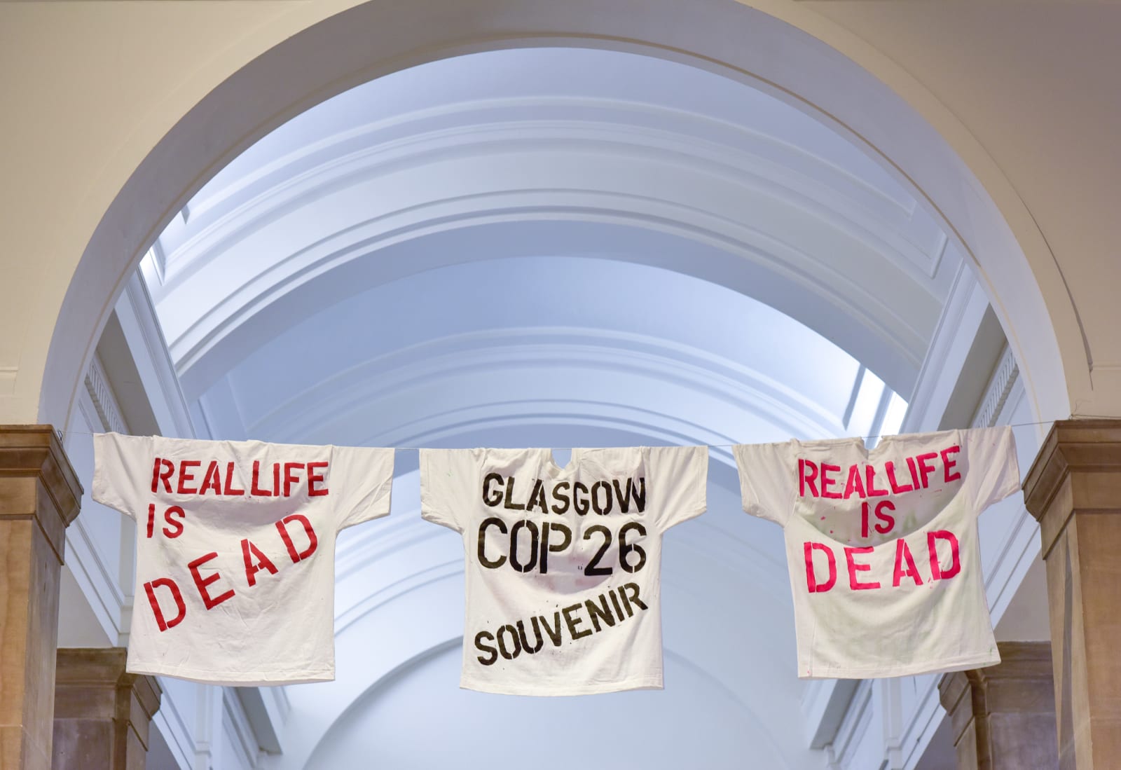 Ross Sinclair RSA (Elect), Real Life COP 26 Souvenir T-Shirt: Real Life is Dead. No. 2