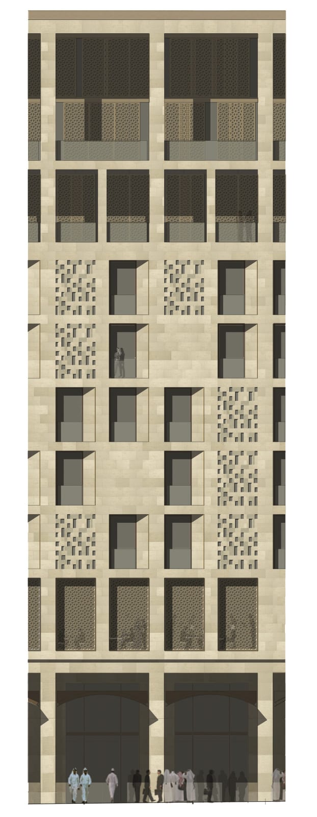 John McAslan RSA - John McAslan + Partners, Mandarin Hotel and Residences, Doha