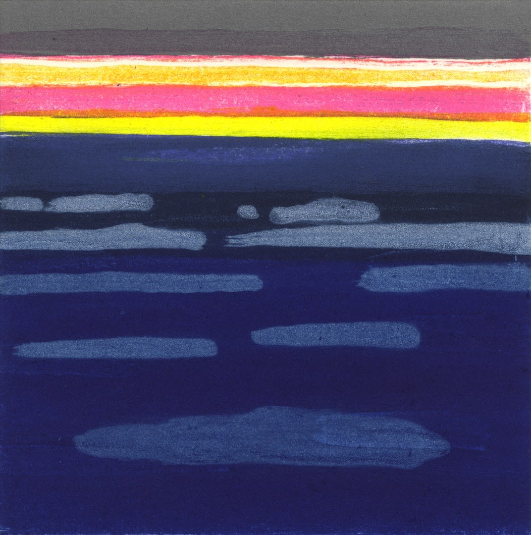 Barbara Rae RSA, Sea Ice - Disko Bay, 2017