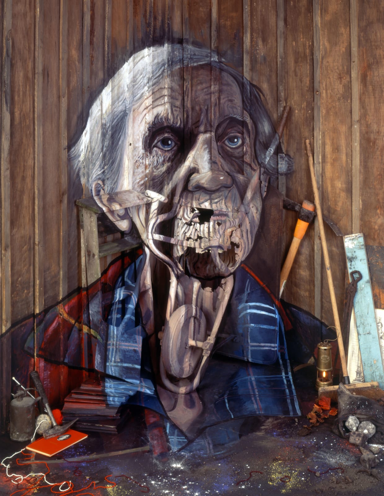 Calum Colvin RSA, Portrait of Colin McLuckie, 2016