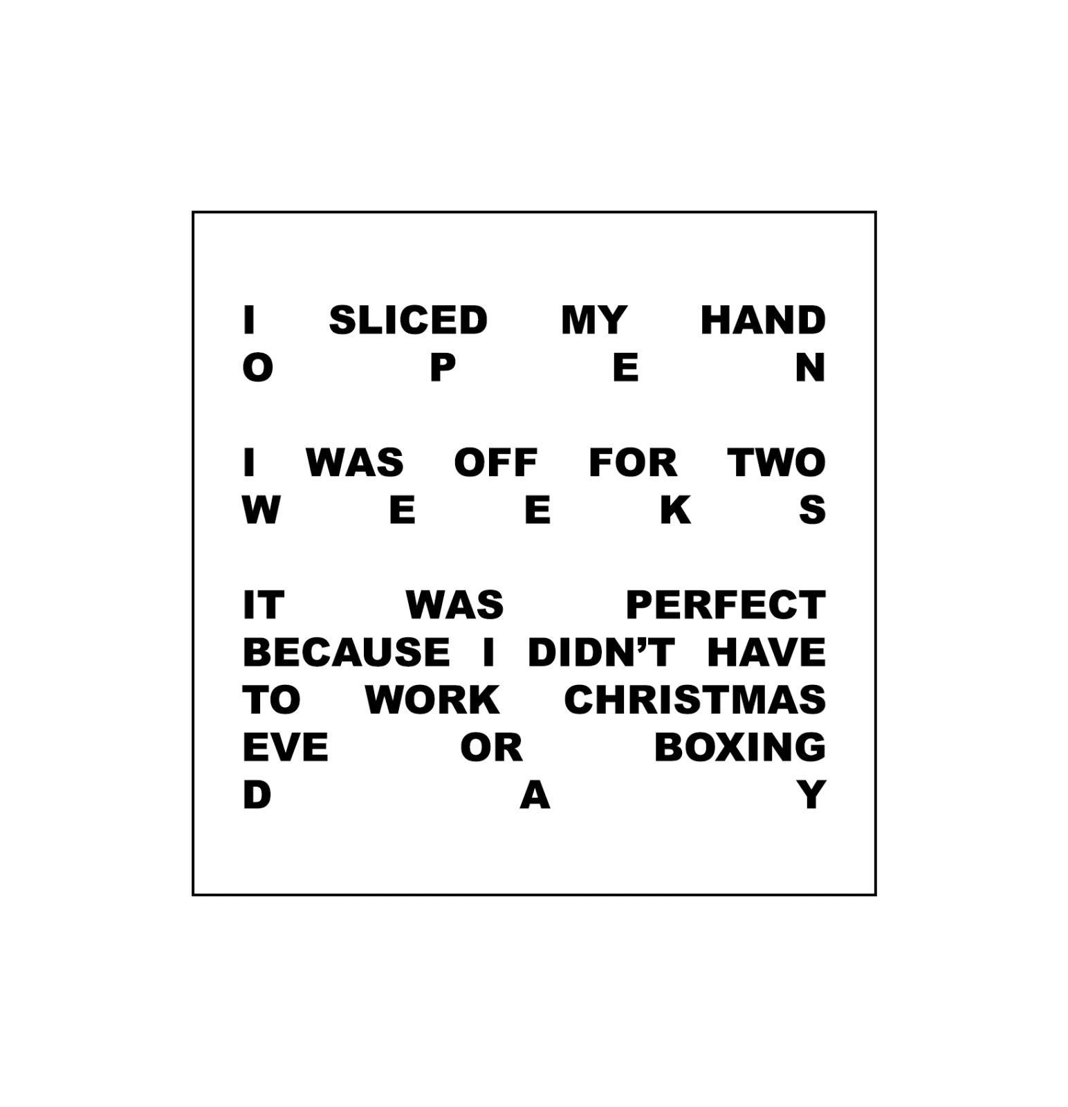 Sophie Stewart, Hand Slice, 2020
