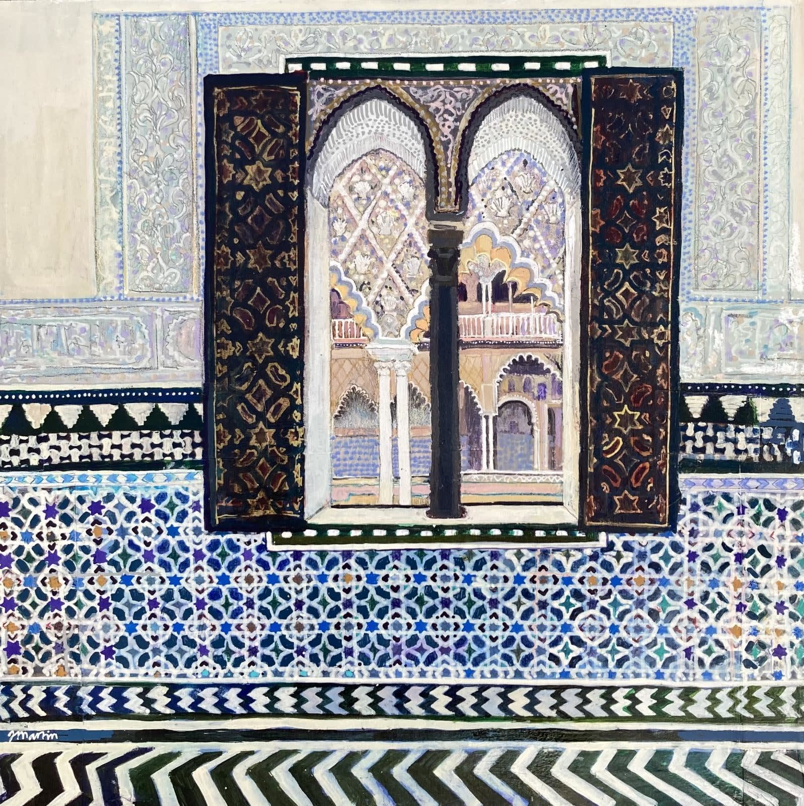 Jenny Martin, Glimpse of the Maiden's Courtyard, 2023