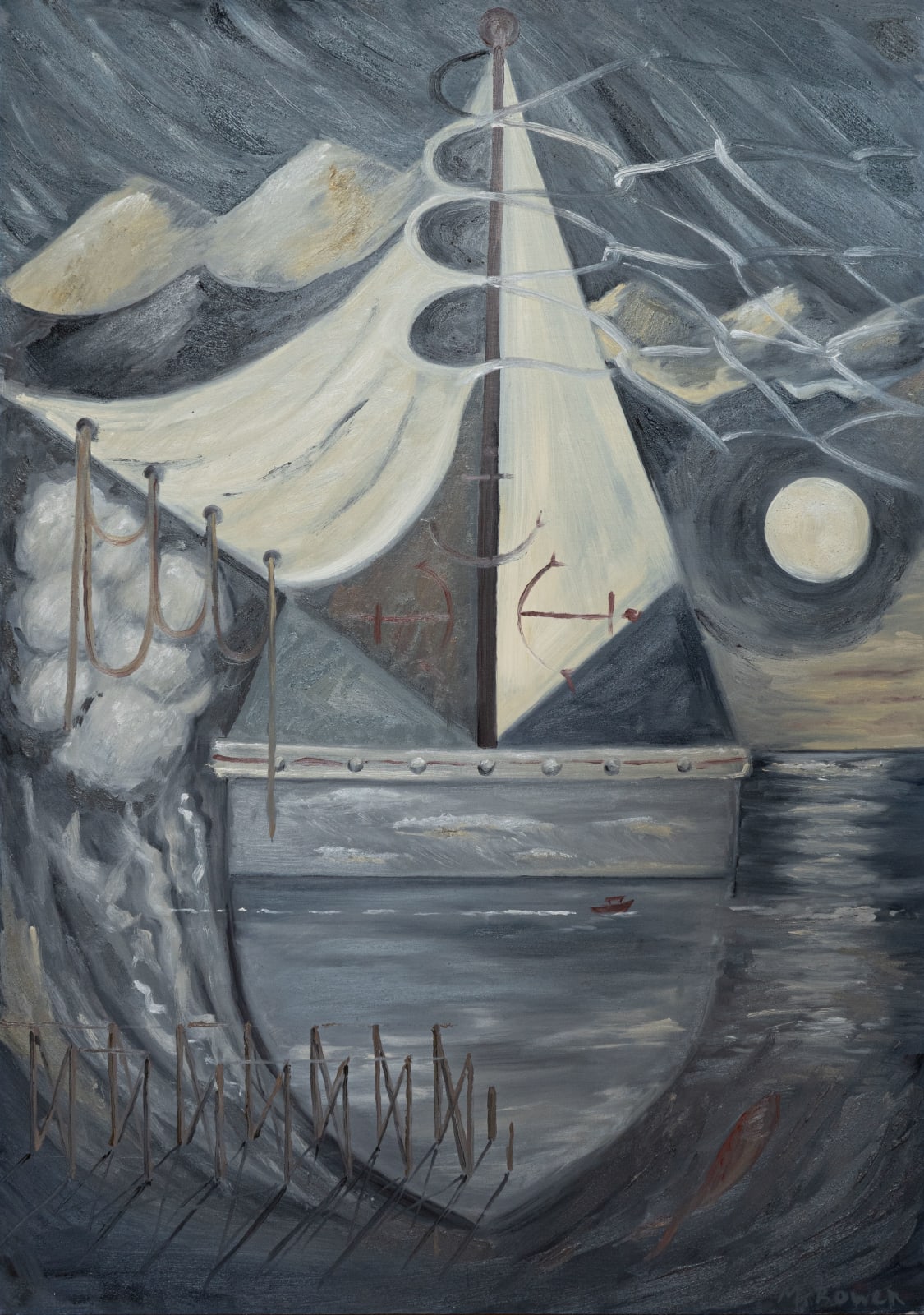 Mary Bowen, Landscape from memory 2