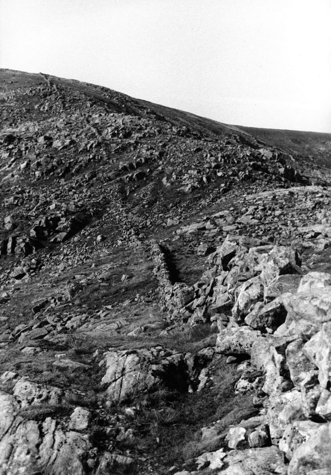Frank McElhinney, Relief Work 3: Famine Wall, Beinn Dearg, Highlands, 2021