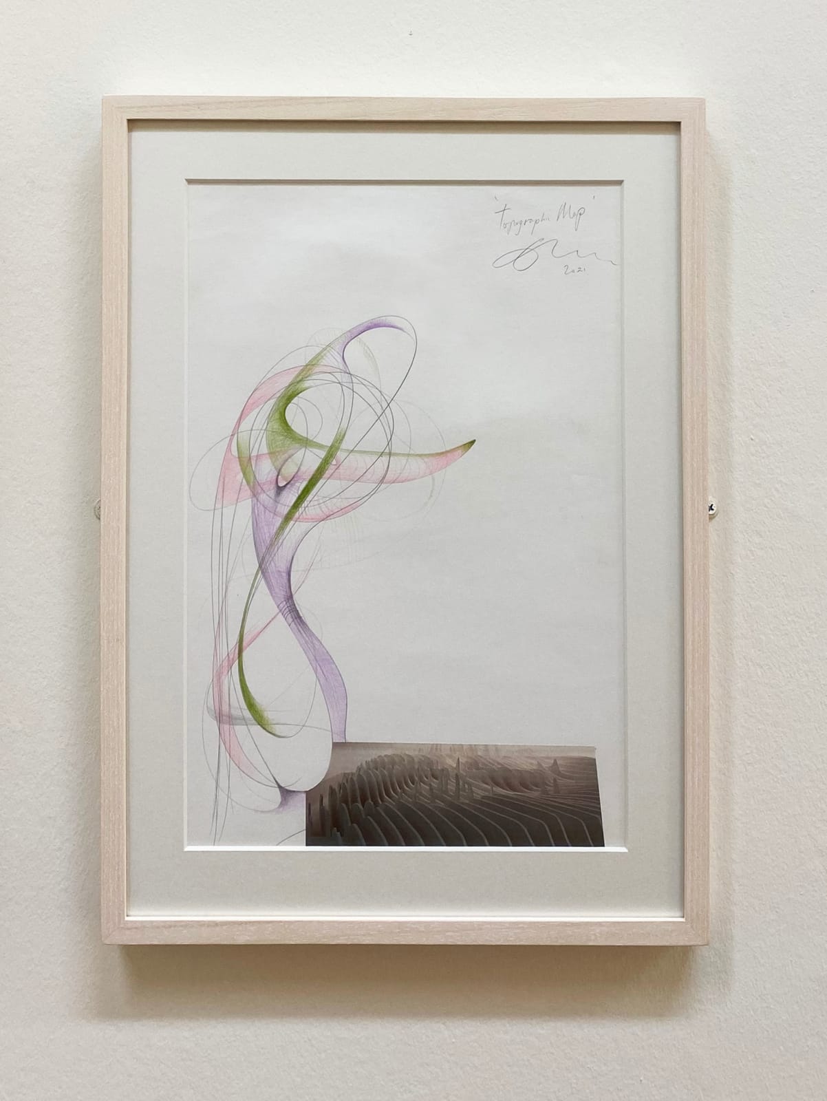 Gareth Fisher PRSA, Topographic Map, 2021