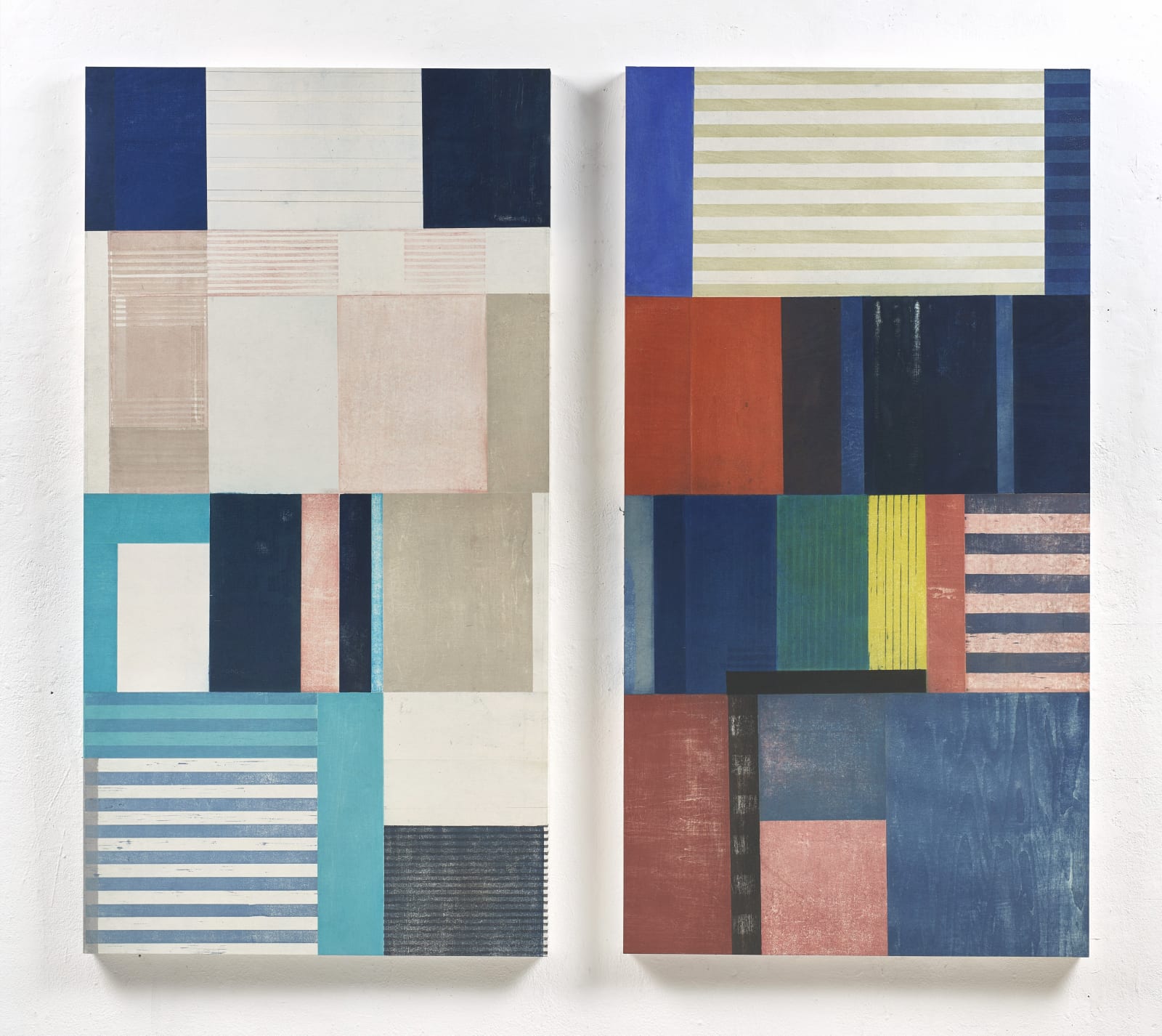 Paul Furneaux RSA, Temple Path (Diptych)