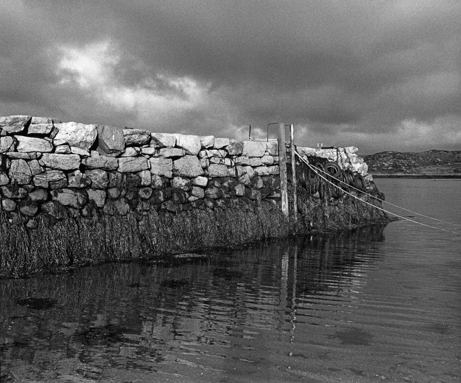 Frank McElhinney, Relief Work 1: Old Pier, Arinagour, Coll, Argyle and Bute, 2019