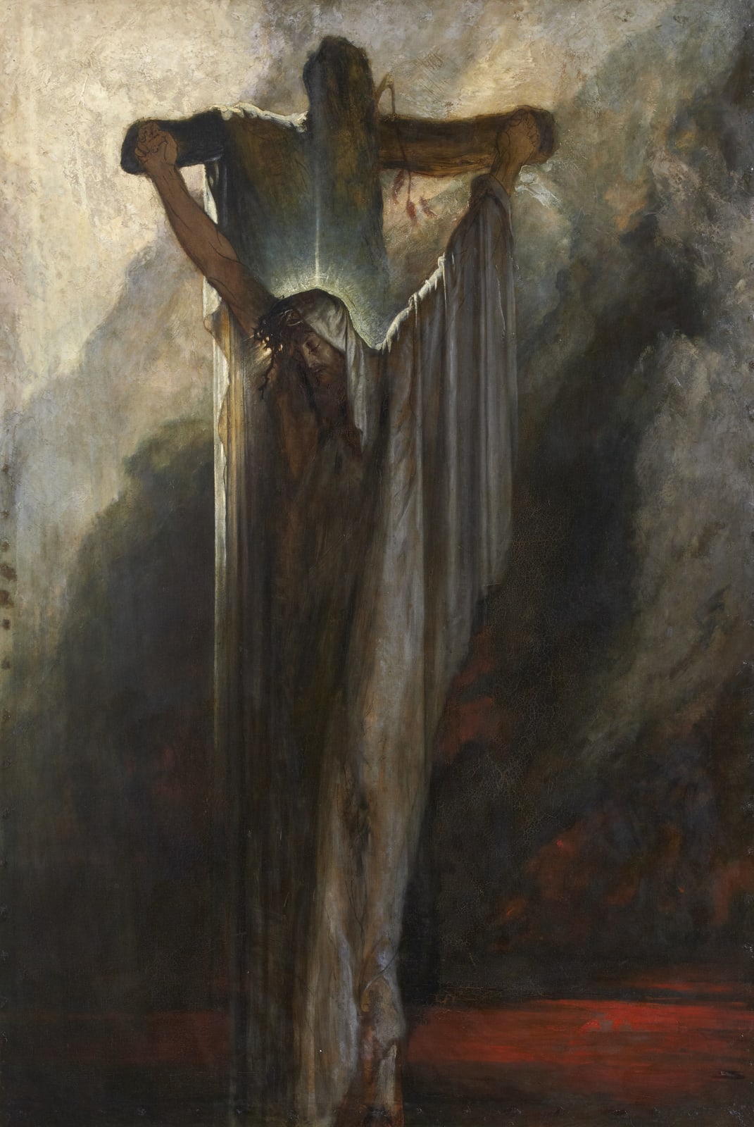 LAUDER, Robert Scott RSA (1803-69), The Crucifixion - Study for a Larger Picture, 1853, around